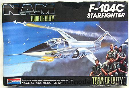 Monogram 1/48 F-104C Starfighter - NAM Tour of Duty Issue, 5455 plastic model kit